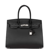 Hermes Birkin 30 Sellier Black Madame Palladium Hardware
