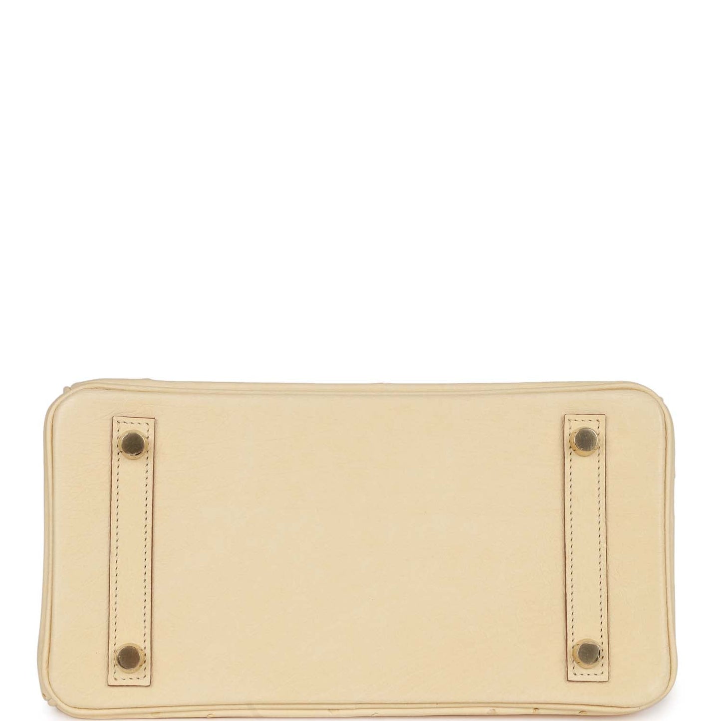 Luxury Hermes Birkin 25 Vanille Ostrich Boreal Gold Hardware