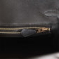 Hermes Birkin 25 Black Matte Porosus Crocodile Gold Hardware