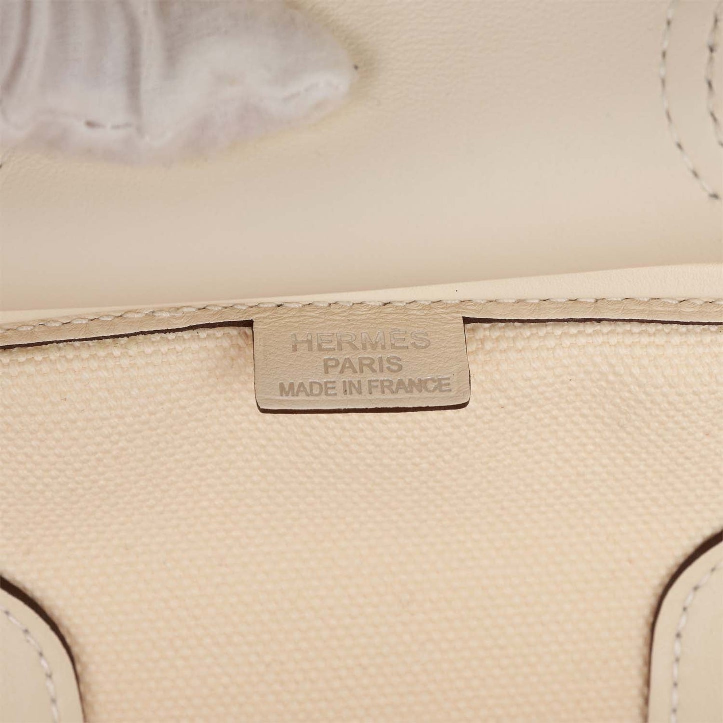 Luxury Hermes Birkin Cargo 35 Nata Toile and Swift Palladium Hardware