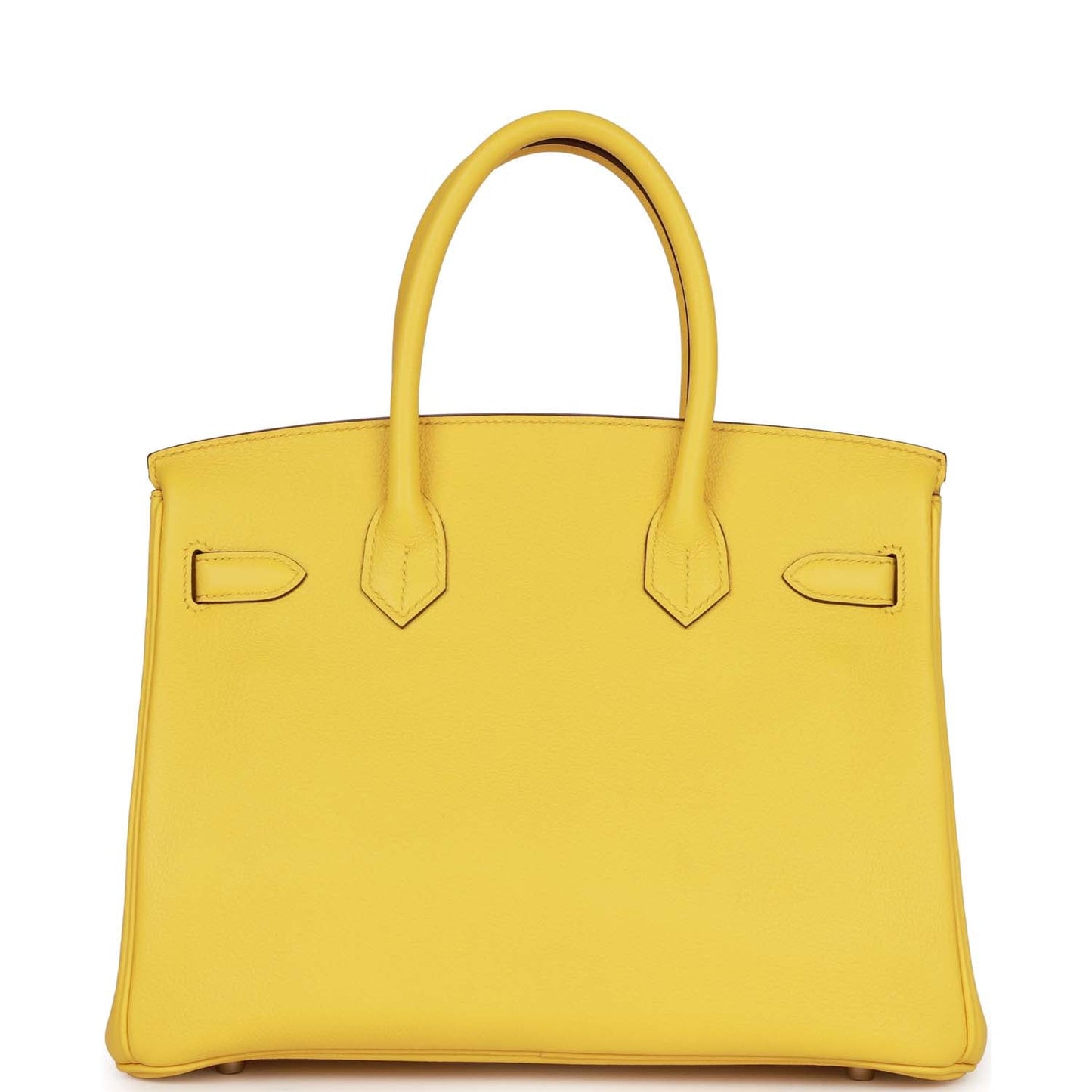 Luxury Hermes Birkin 30 Jaune de Naples Taurillon Novillo Palladium Hardware