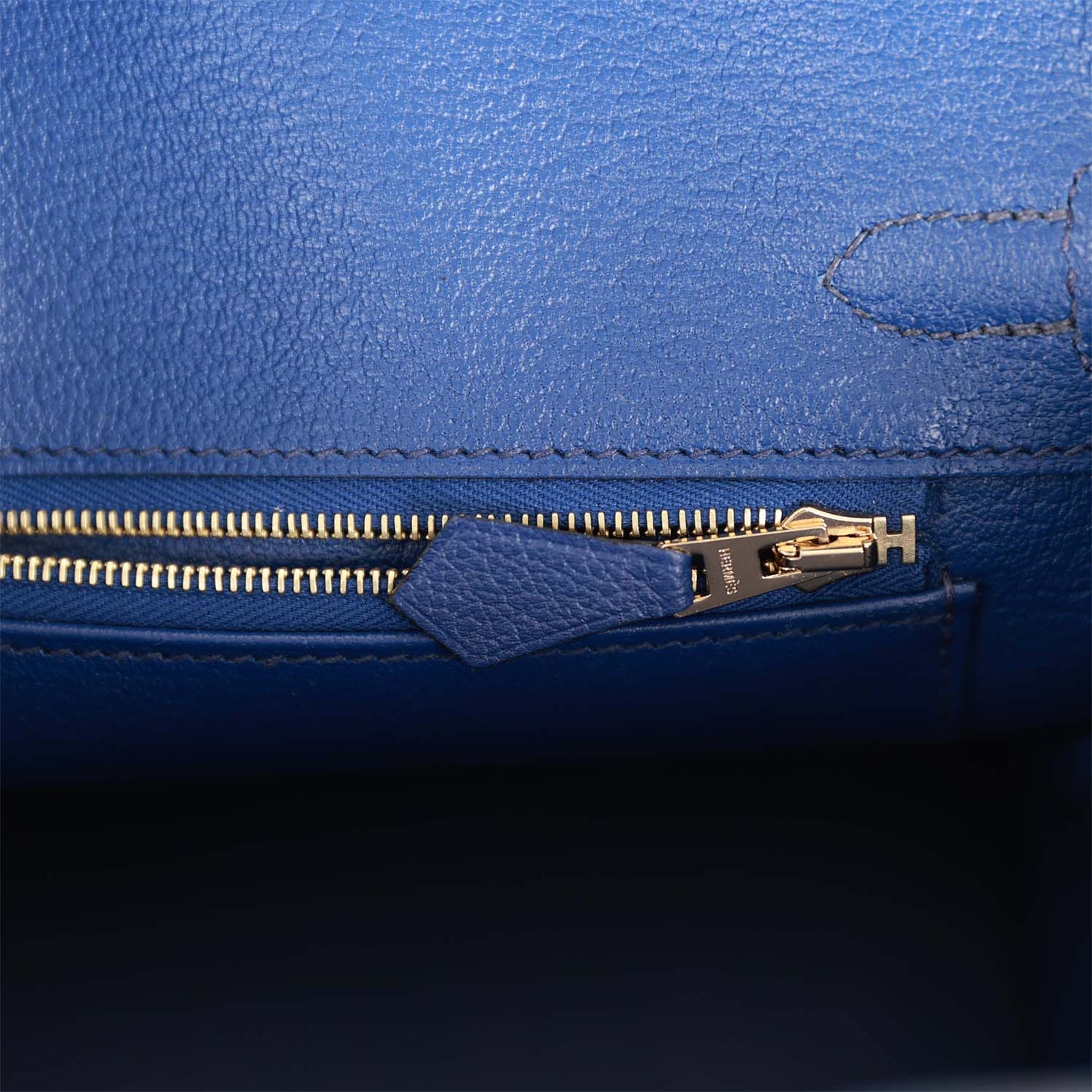 Luxury Hermes Birkin 25 Bleu Marine Matte Alligator and Bleu Saphir Novillo Touch Rose Gold Hardware