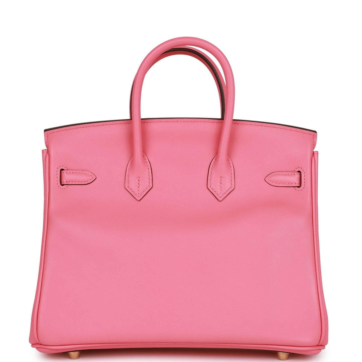 Luxury Hermes Birkin 25 Rose Azalee Swift Gold Hardware