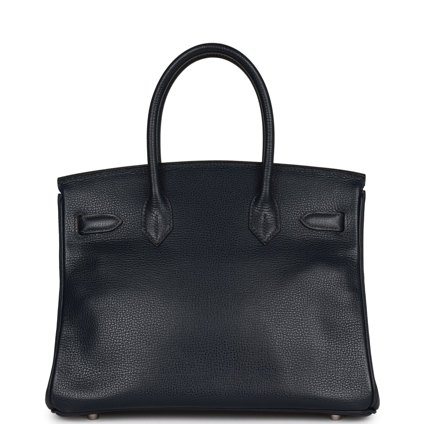 Top Quality Hermes Birkin 30 Bleu Indigo Vache Liegee Palladium Hardware
