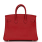 Hermes Birkin 25 Rouge Piment Swift Palladium Hardware