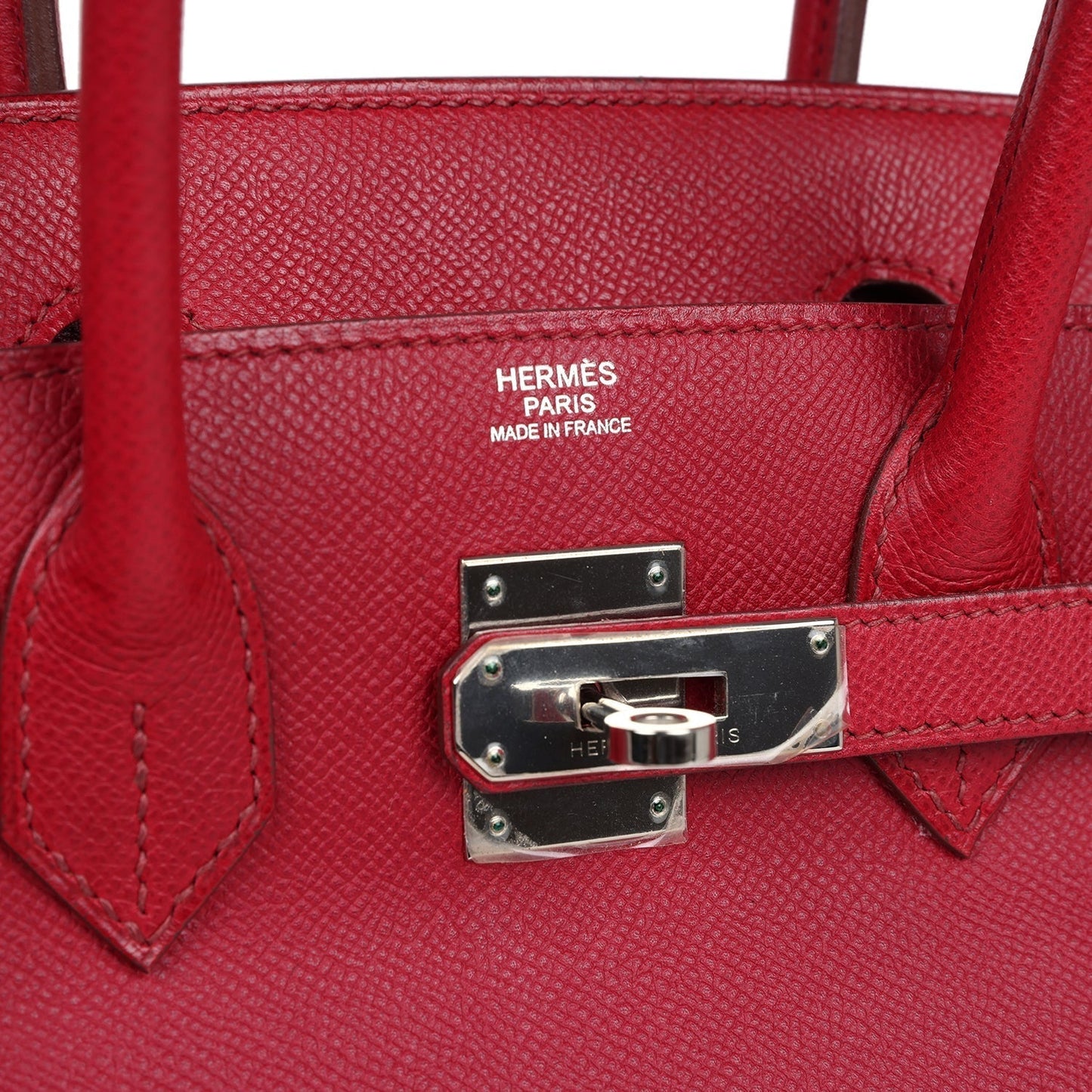 Hermes Birkin 30 Rubis Epsom Palladium Hardware