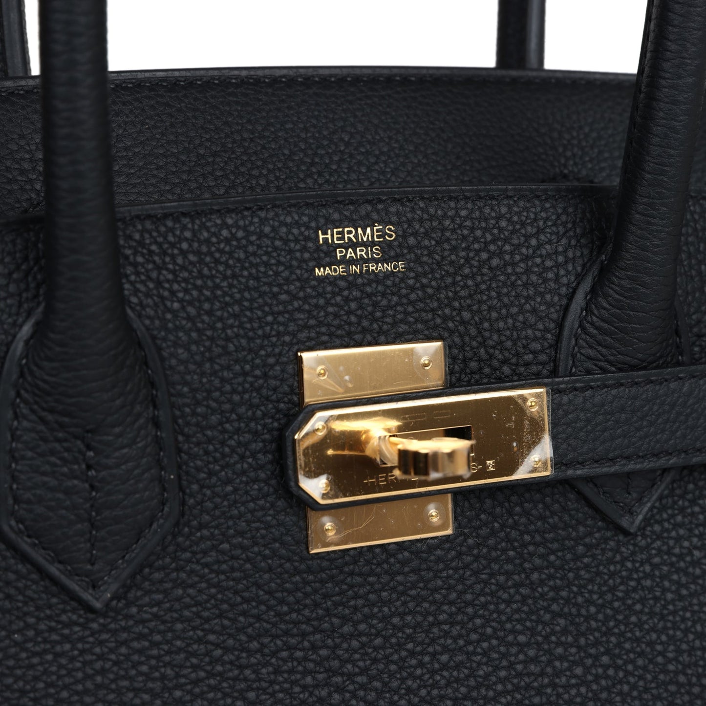 Hermes Birkin 30 Black Togo Gold Hardware