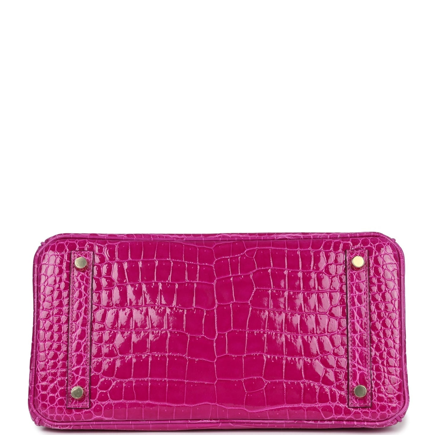 Hermes Special Order (HSS) Birkin 30 Rose Scheherazade Verso Shiny Porosus Crocodile Brushed Gold Hardware