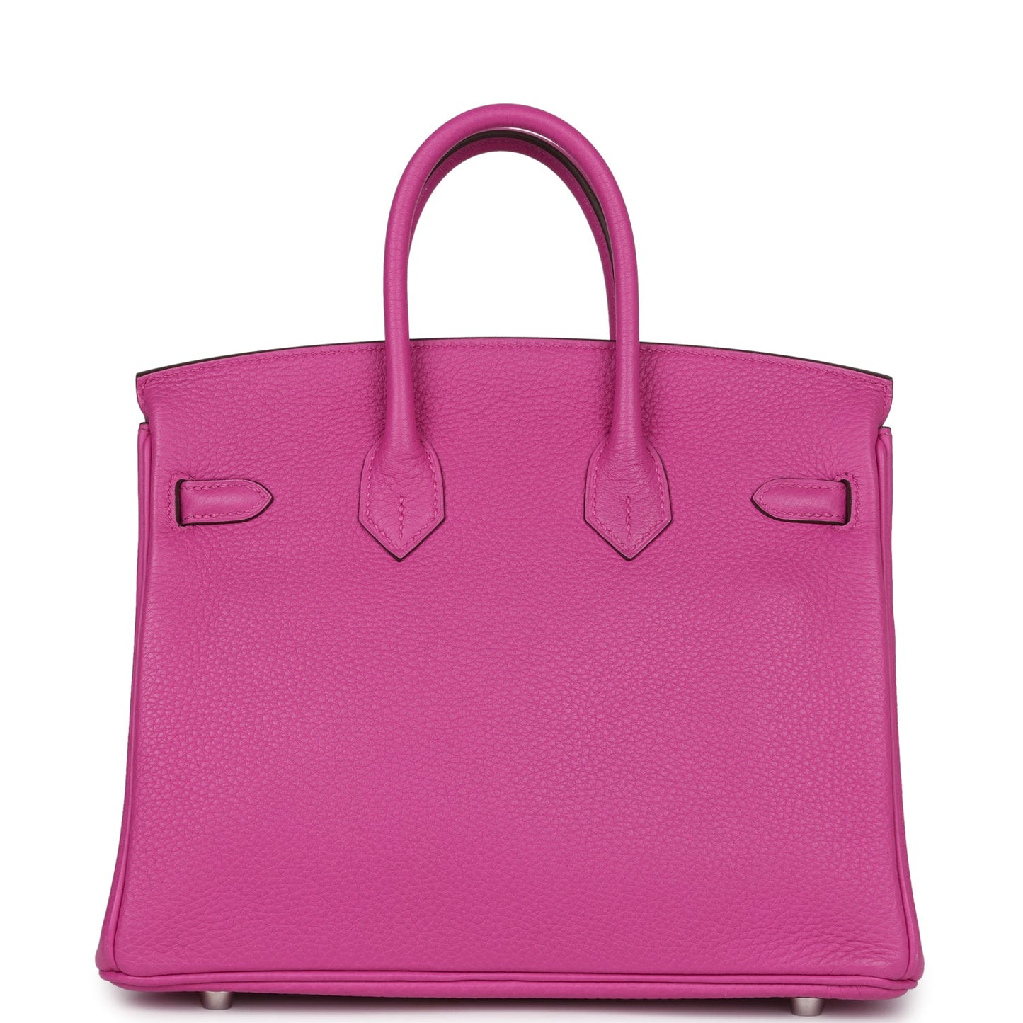 Pre-owned Hermes Birkin 25 Magnolia Togo Palladium Hardware