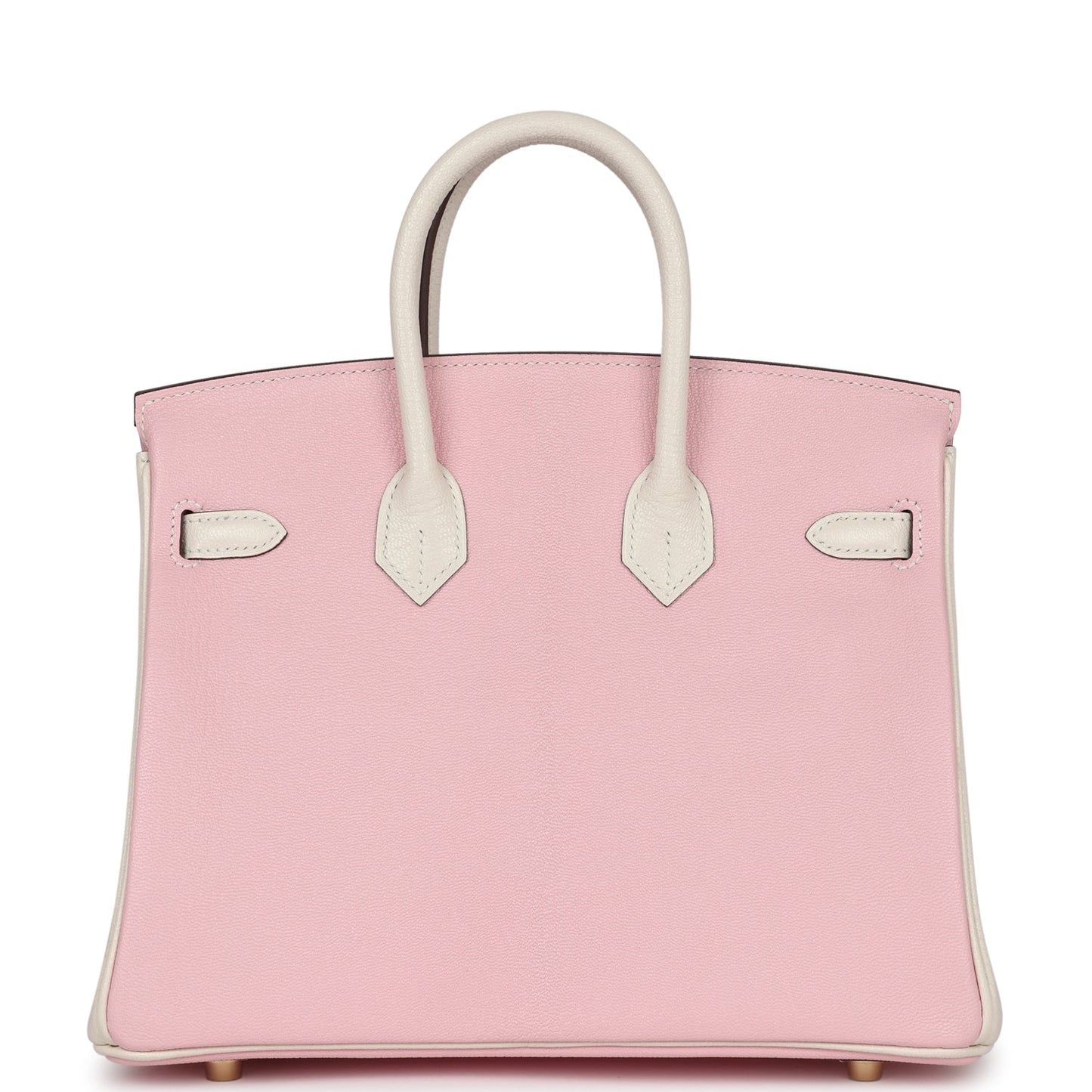 Hermes Special Order (HSS) Birkin 25 Rose Sakura and Nata Chevre Brushed Gold Hardware