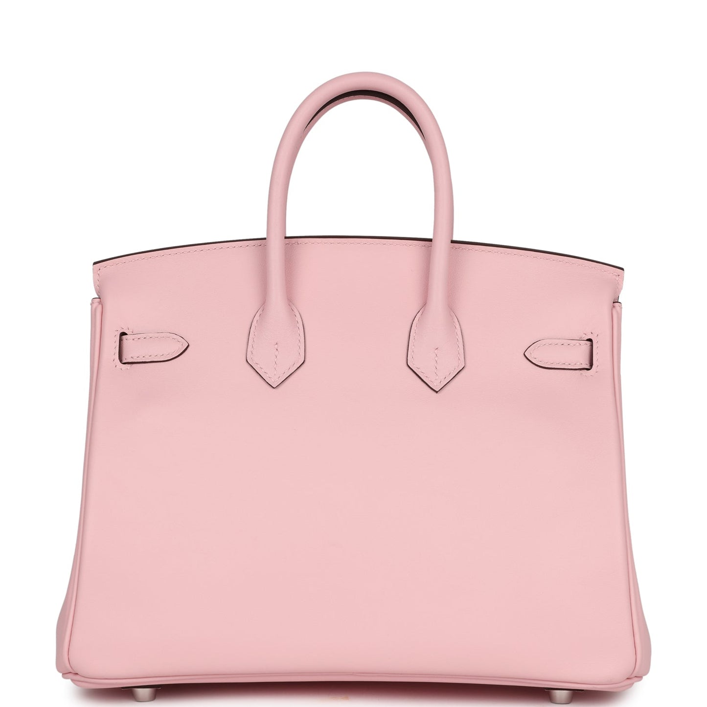Pre-owned Hermes Birkin 25 Rose Sakura Swift Palladium Hardware