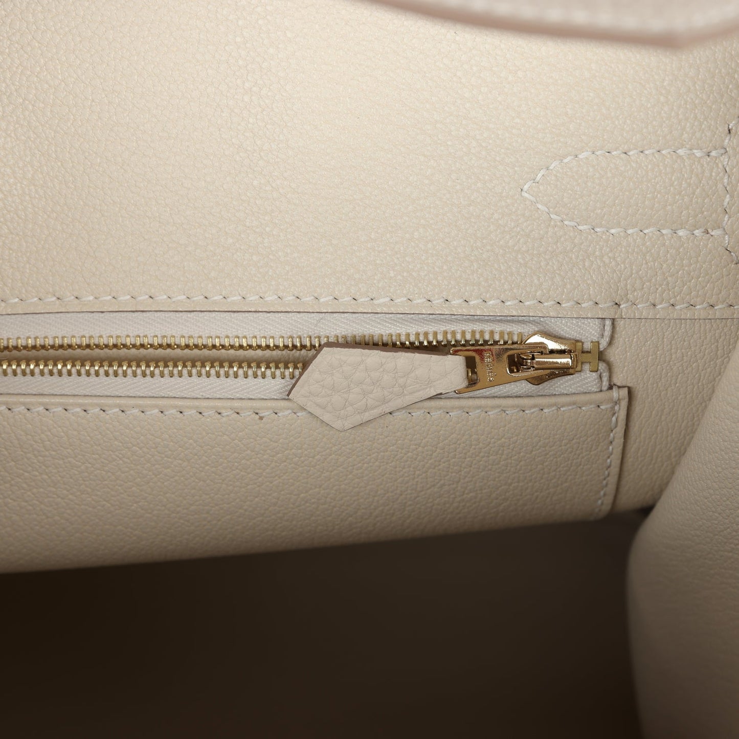 Hermes Birkin 30 Craie Togo Gold Hardware