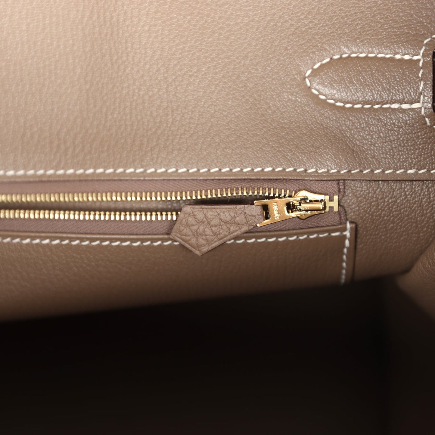 New Hermes Birkin 35 Etoupe Togo Gold Hardware