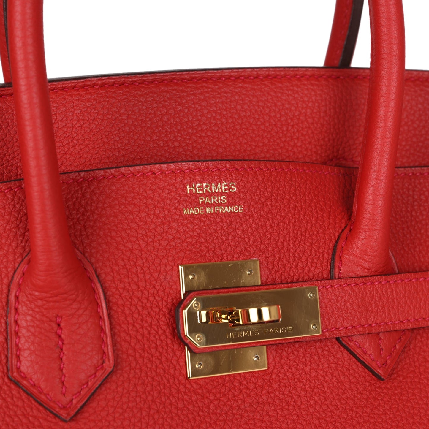 Hermes Birkin 35 Geranium Togo Gold Hardware