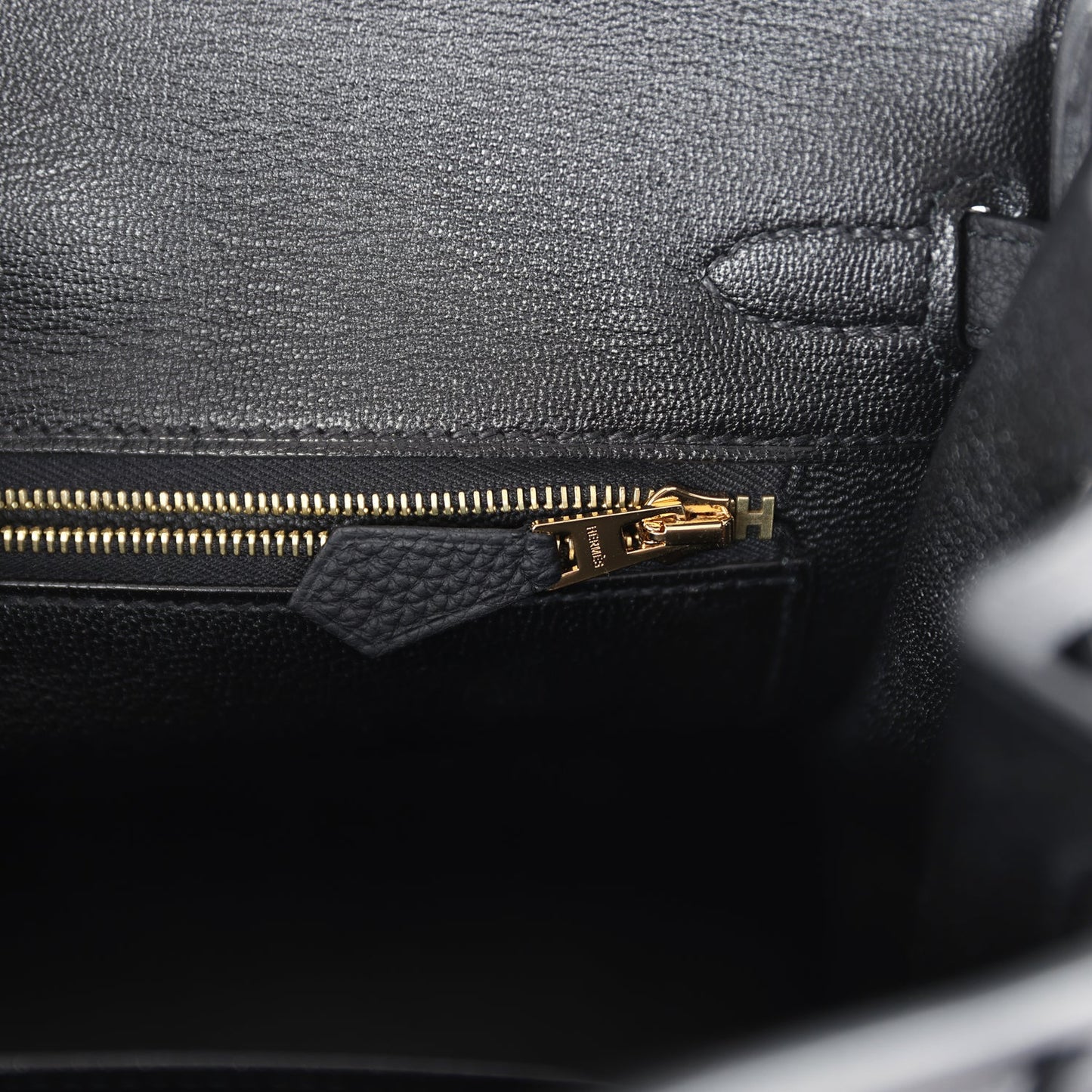 Hermes Birkin 25 Black Togo Rose Gold Hardware