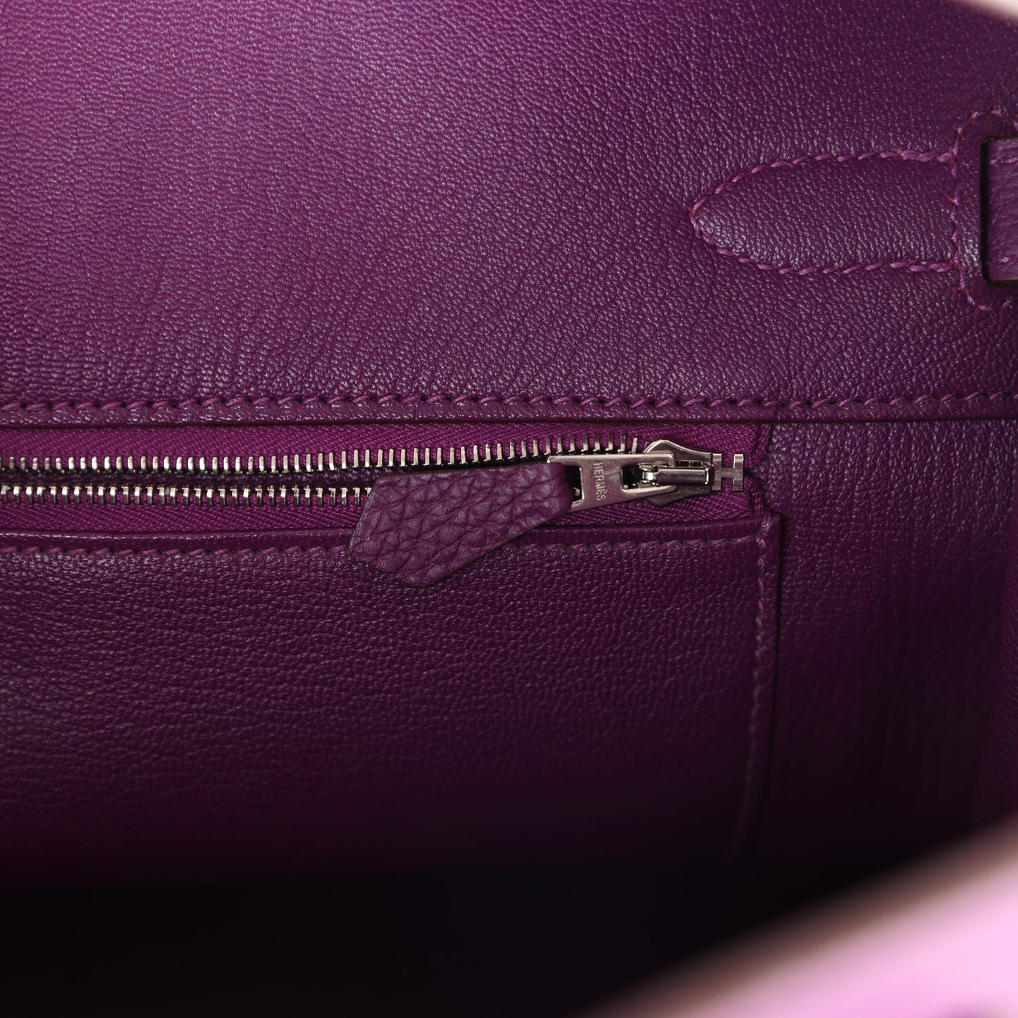 Hermes Birkin 35 Anemone Togo Palladium Hardware