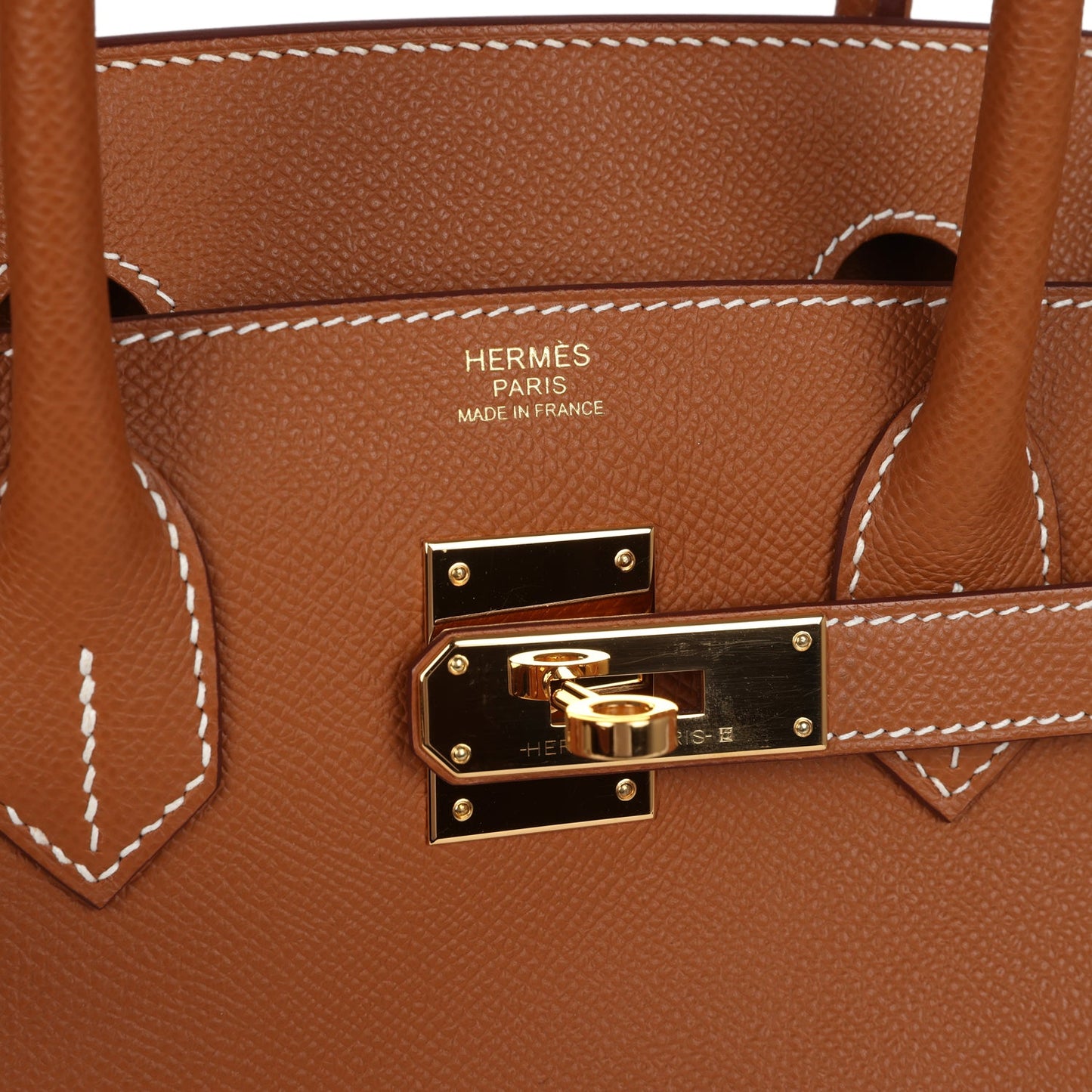 Pre-owned Hermes Birkin 30 Gold Epsom Gold Hardware