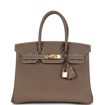 Hermes Birkin 30 Etoupe Epsom Gold Hardware (split payment)