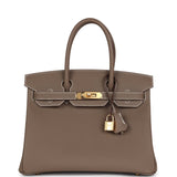 Hermes Birkin 30 Etoupe Epsom Gold Hardware (split payment)