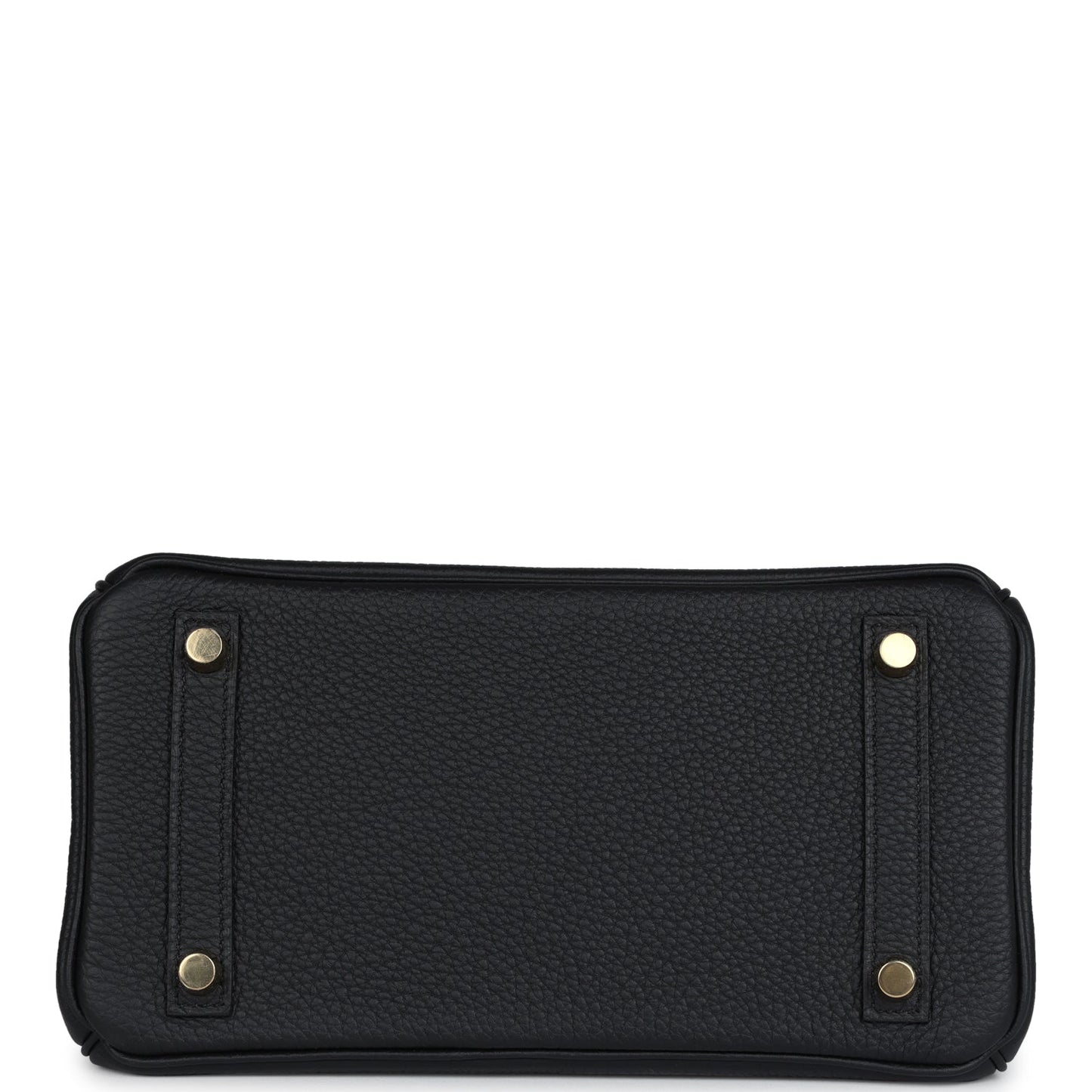 Hermes Birkin 25 Black Togo Brushed Gold Hardware