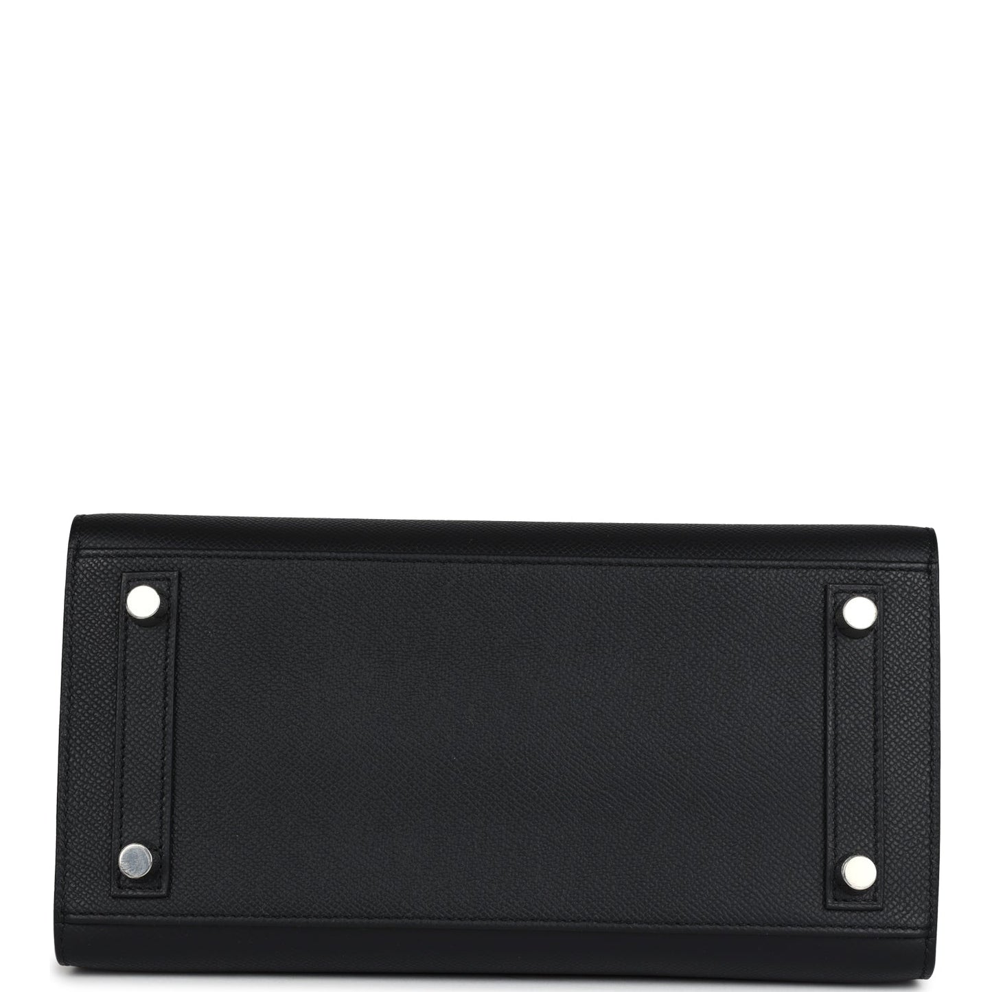 Hermes Birkin Sellier 25 Black Epsom Palladium Hardware