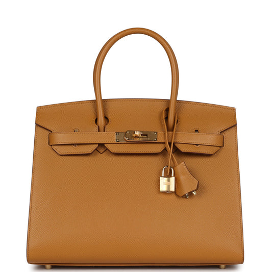 Hermes Birkin Sellier 30 Sesame Epsom Gold Hardware