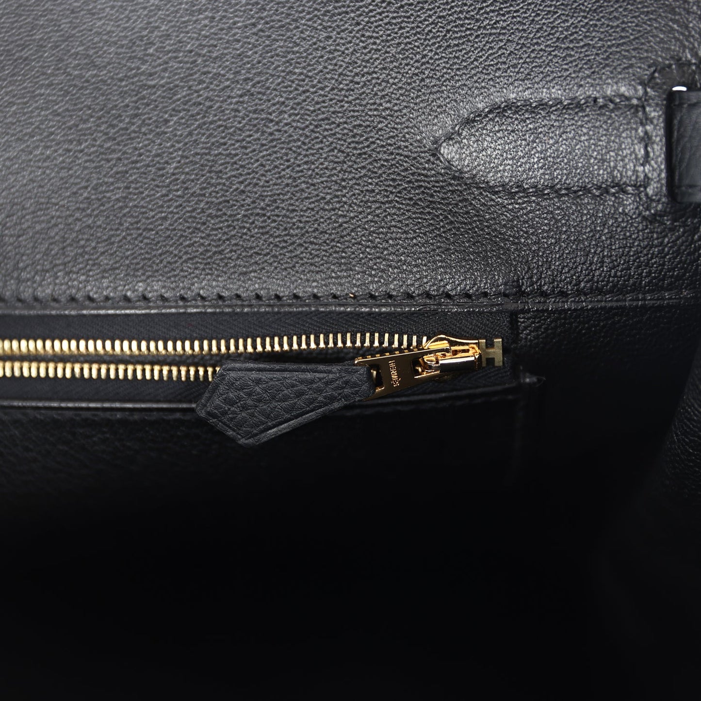 Hermes Birkin 35 Black Togo Gold Hardware