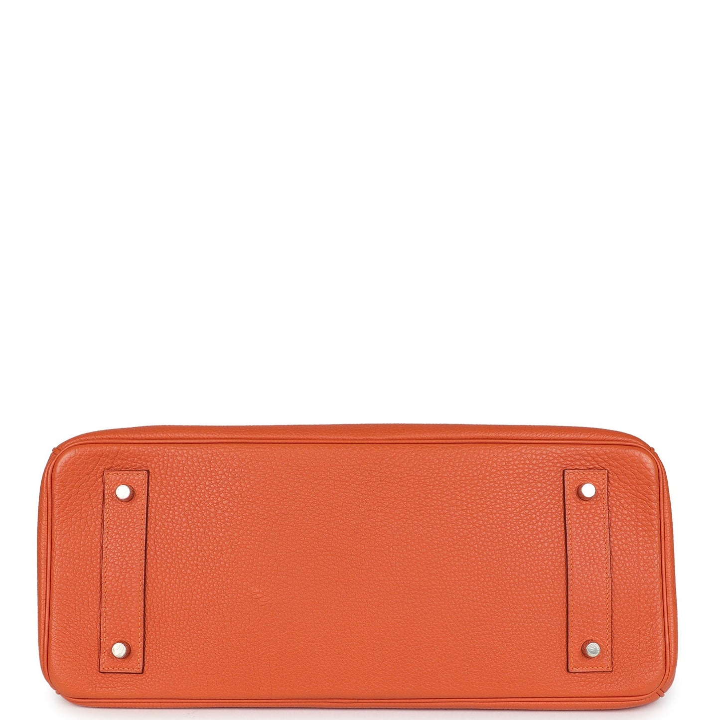 Hermes Shoulder Birkin 42 JPG Orange Clemence Palladium Hardware