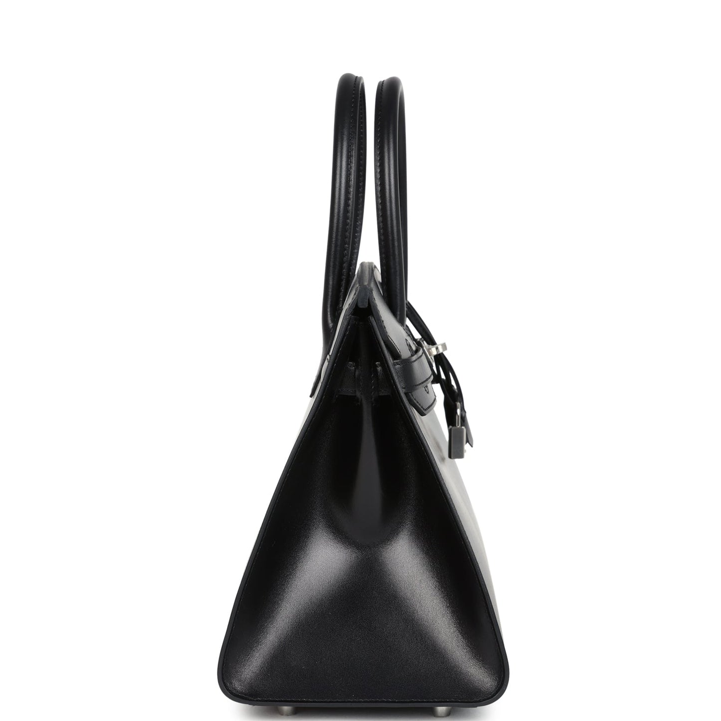 Hermes Birkin Sellier 30 Black Box Palladium Hardware