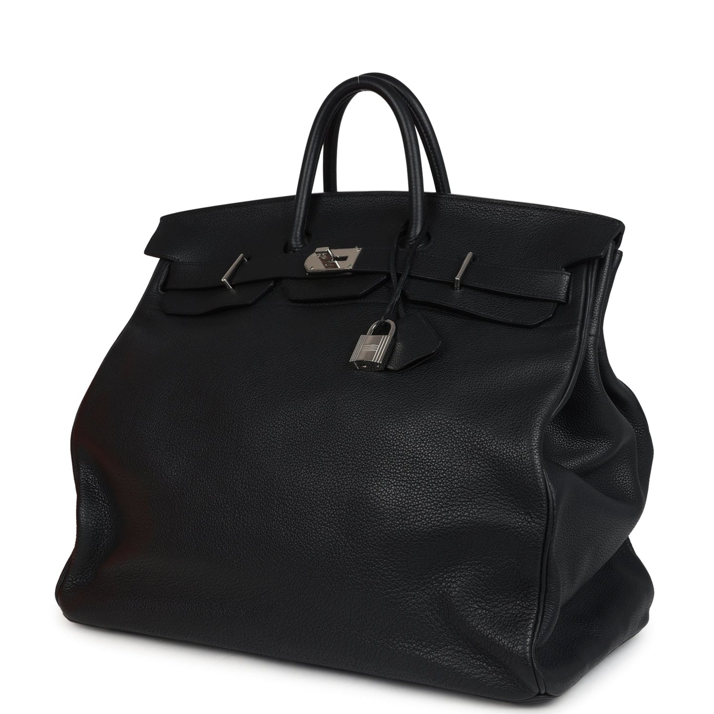 Hermes HAC Birkin 50 Black Togo Palladium Hardware