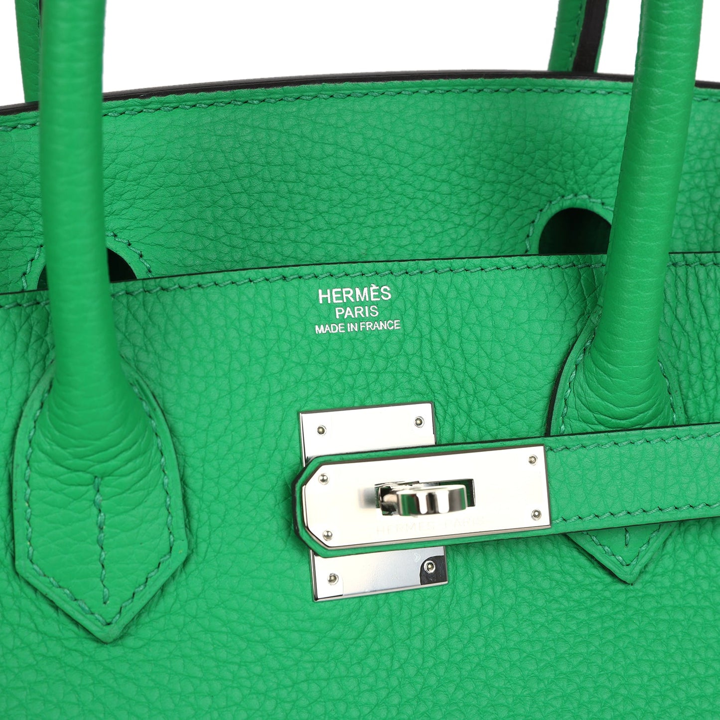 Hermes Birkin 30 Bambou Clemence Palladium Hardware