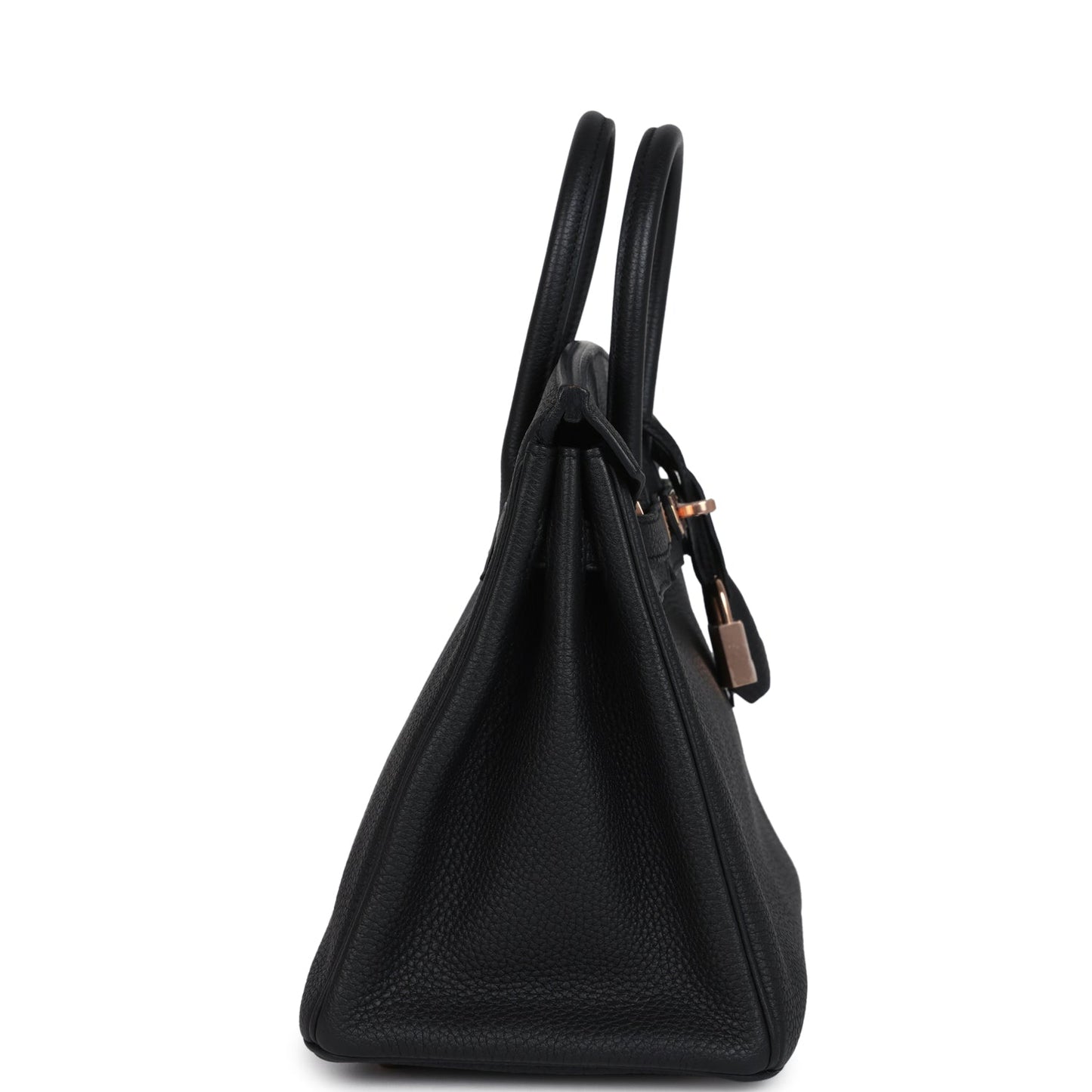 Hermes Birkin 25 Black Togo Rose Gold Hardware