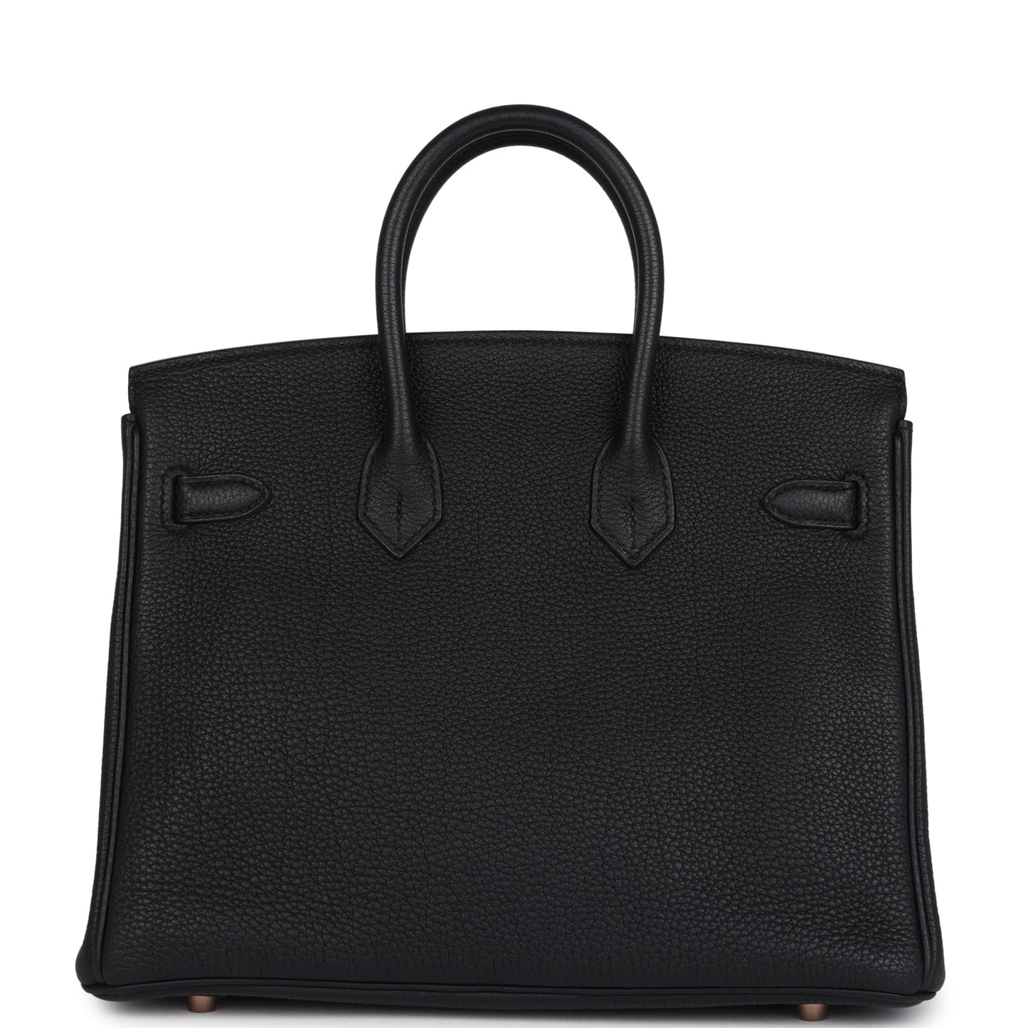 Hermes Birkin 25 Black Togo Rose Gold Hardware