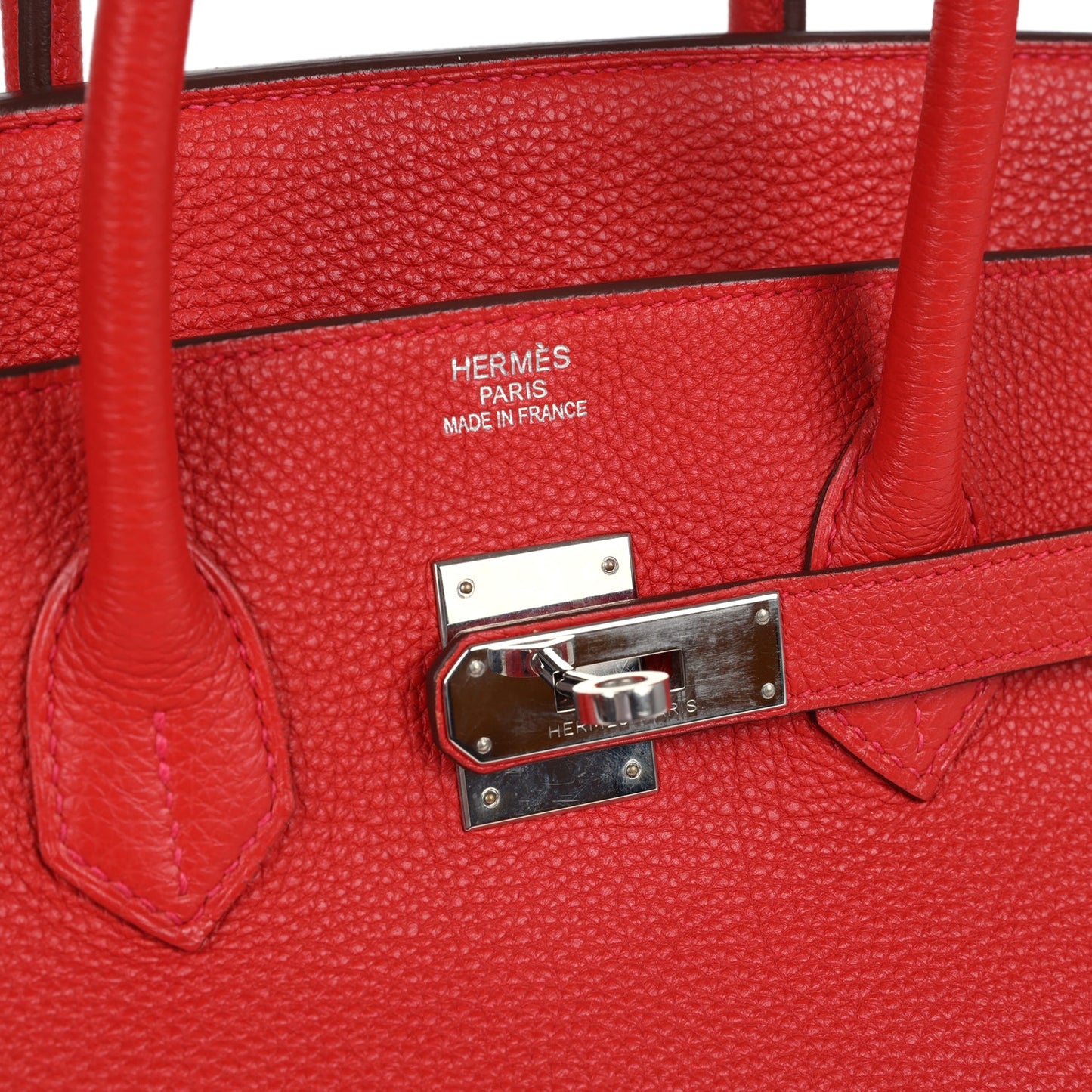 Hermes Birkin 35 Geranium Togo Palladium Hardware