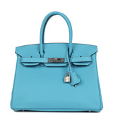 Hermes Birkin 30 Bleu du Nord Togo Palladium Hardware