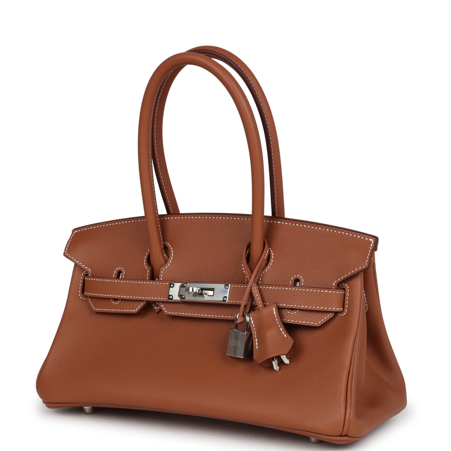 Hermes Shoulder Birkin Light 29 Gold Evercolor Palladium Hardware