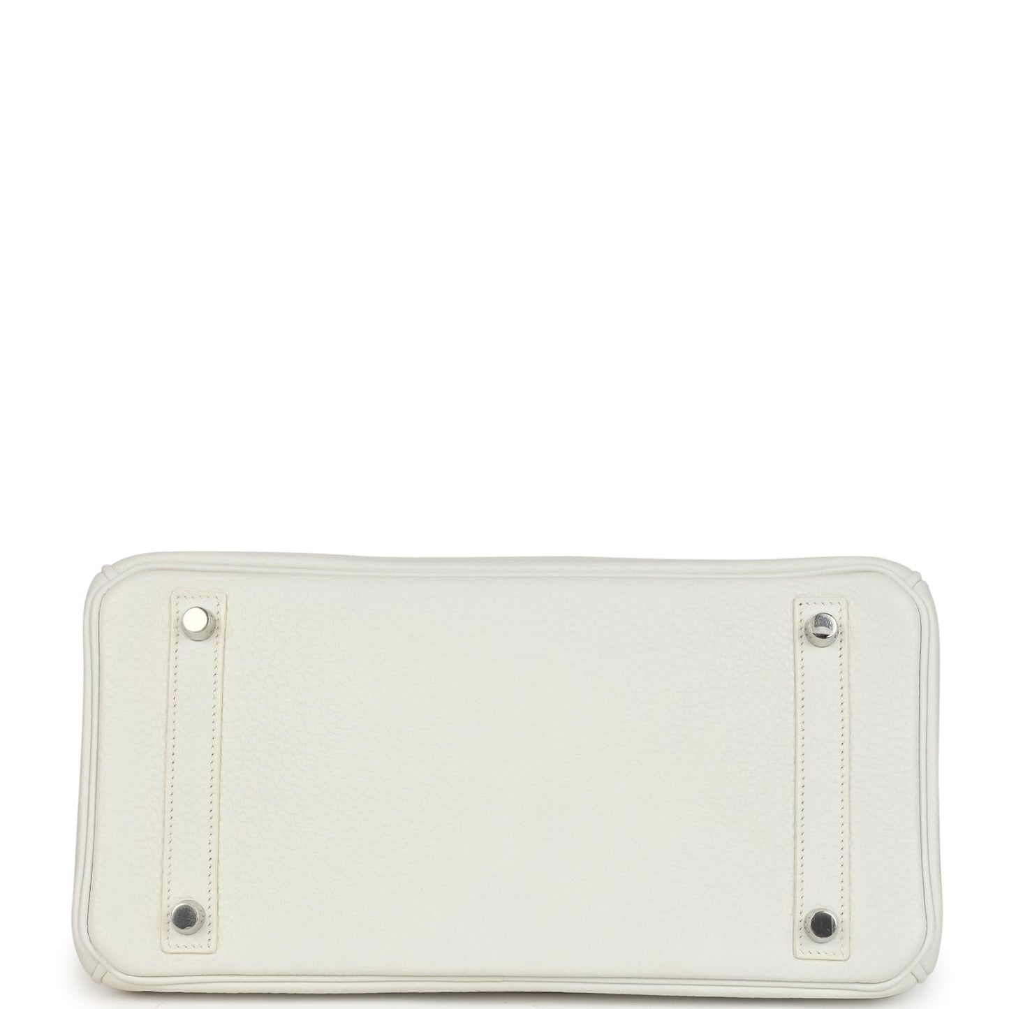 Hermes Birkin 30 White Clemence Palladium Hardware