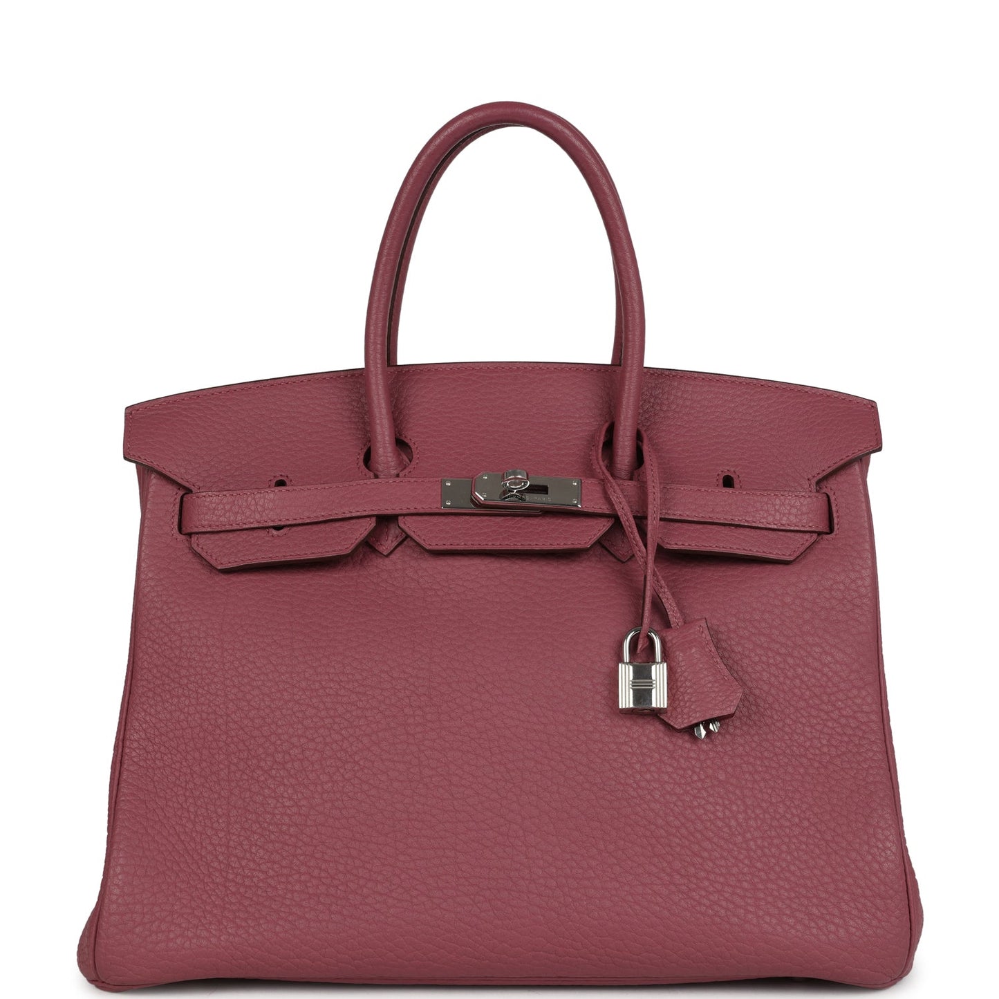 Hermes Birkin 35 Bois De Rose Fjord Palladium Hardware