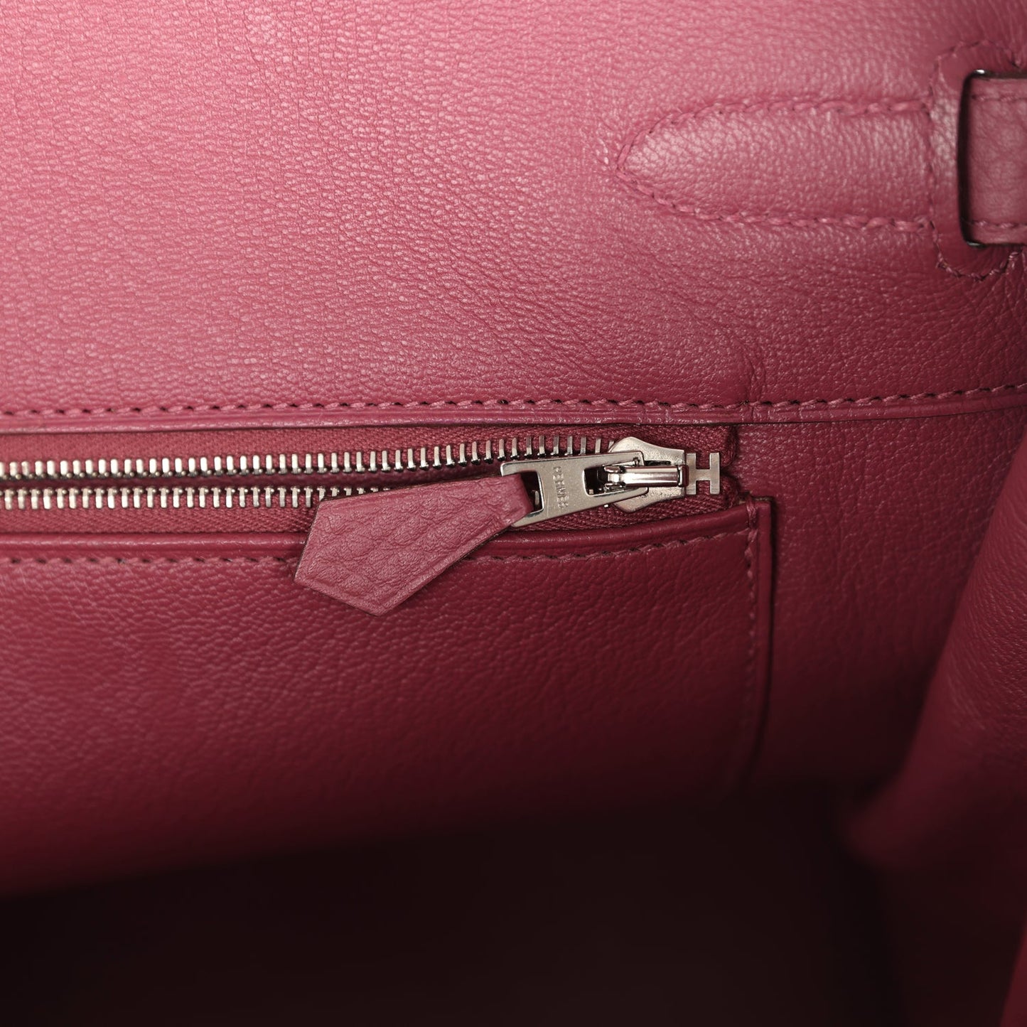 Hermes Birkin 35 Bois De Rose Fjord Palladium Hardware