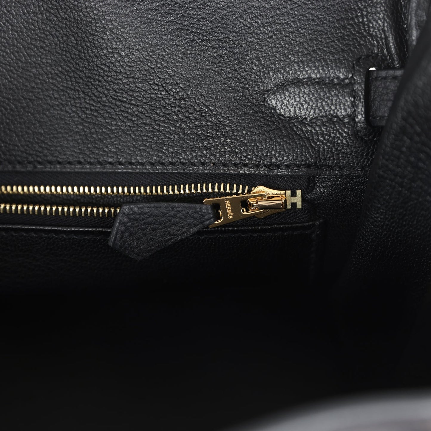 Hermes Birkin 25 Black Togo Gold Hardware