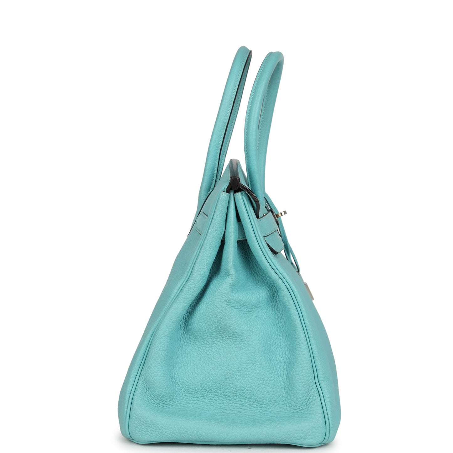 Hermes Birkin 35 Bleu Atoll Togo Palladium Hardware