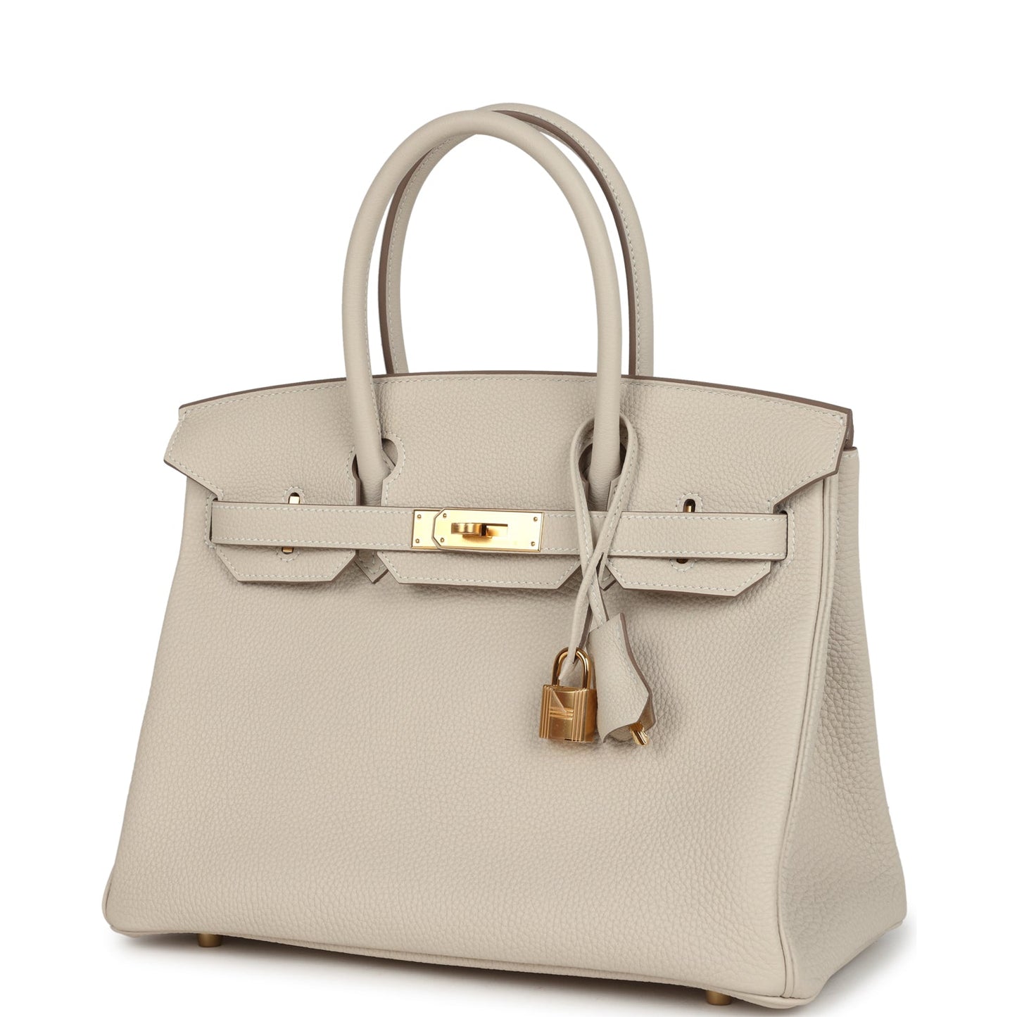Hermes Birkin 30 Craie Togo Gold Hardware