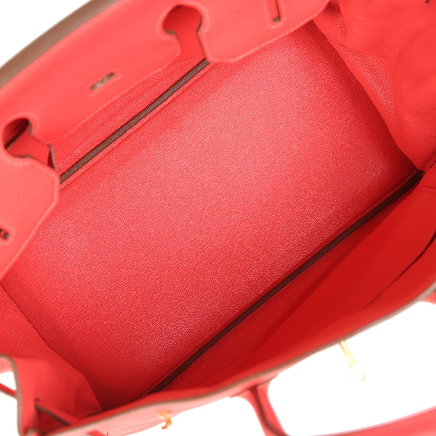 Hermes Birkin 35 Geranium Togo Gold Hardware