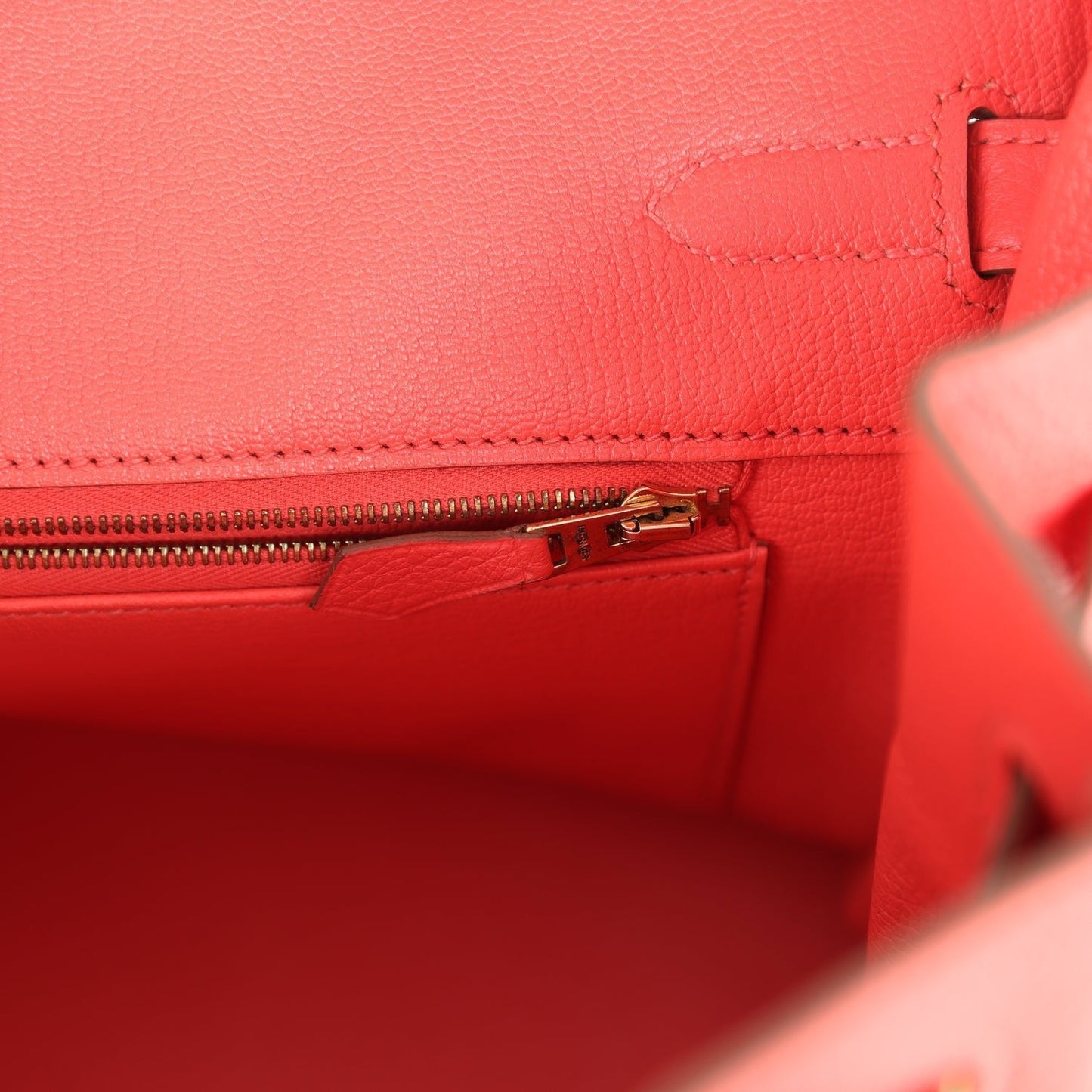 Hermes Birkin 35 Geranium Togo Gold Hardware