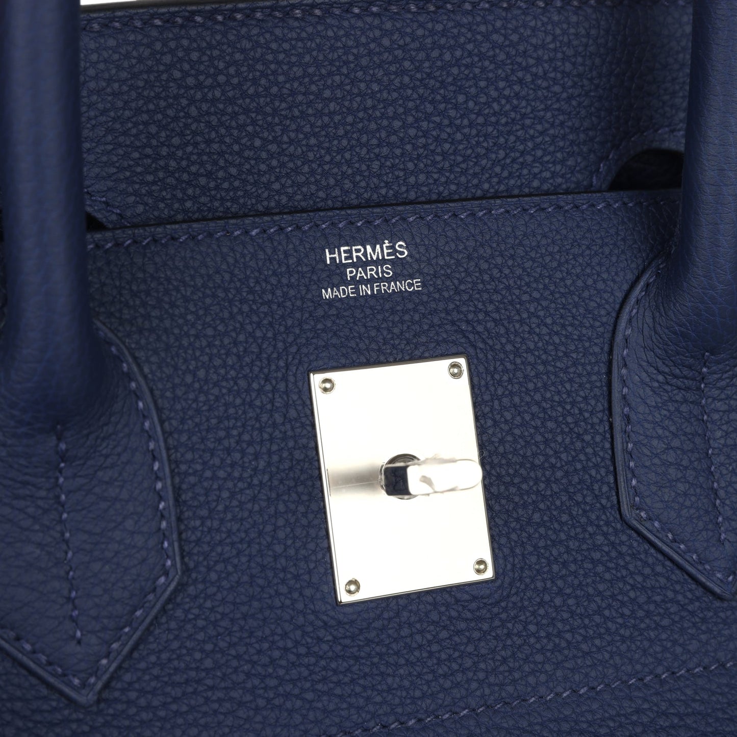 Hermes HAC Birkin 40 Bleu Saphir Togo Palladium Hardware