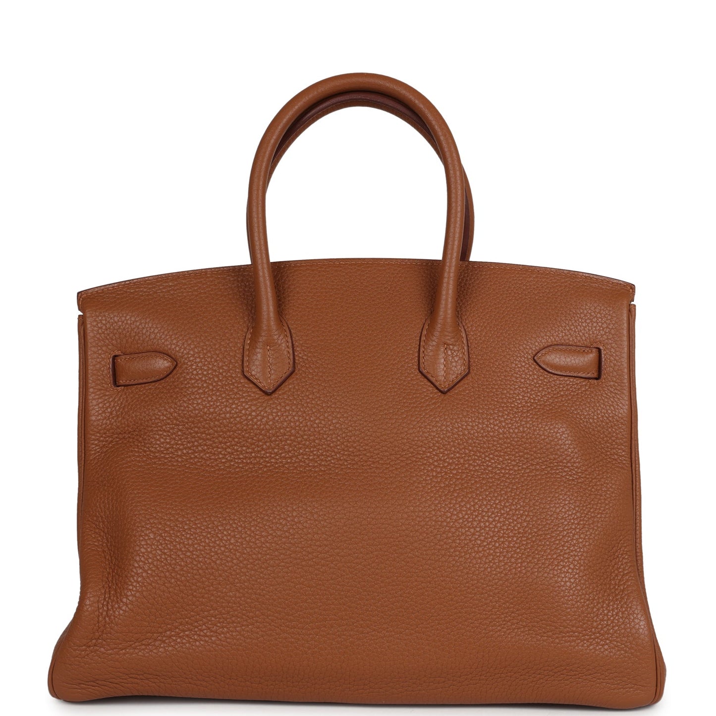 Hermes Birkin Club 35 Gold and Marron d'Inde Clemence and Ficelle Lizard Permabrass Hardware