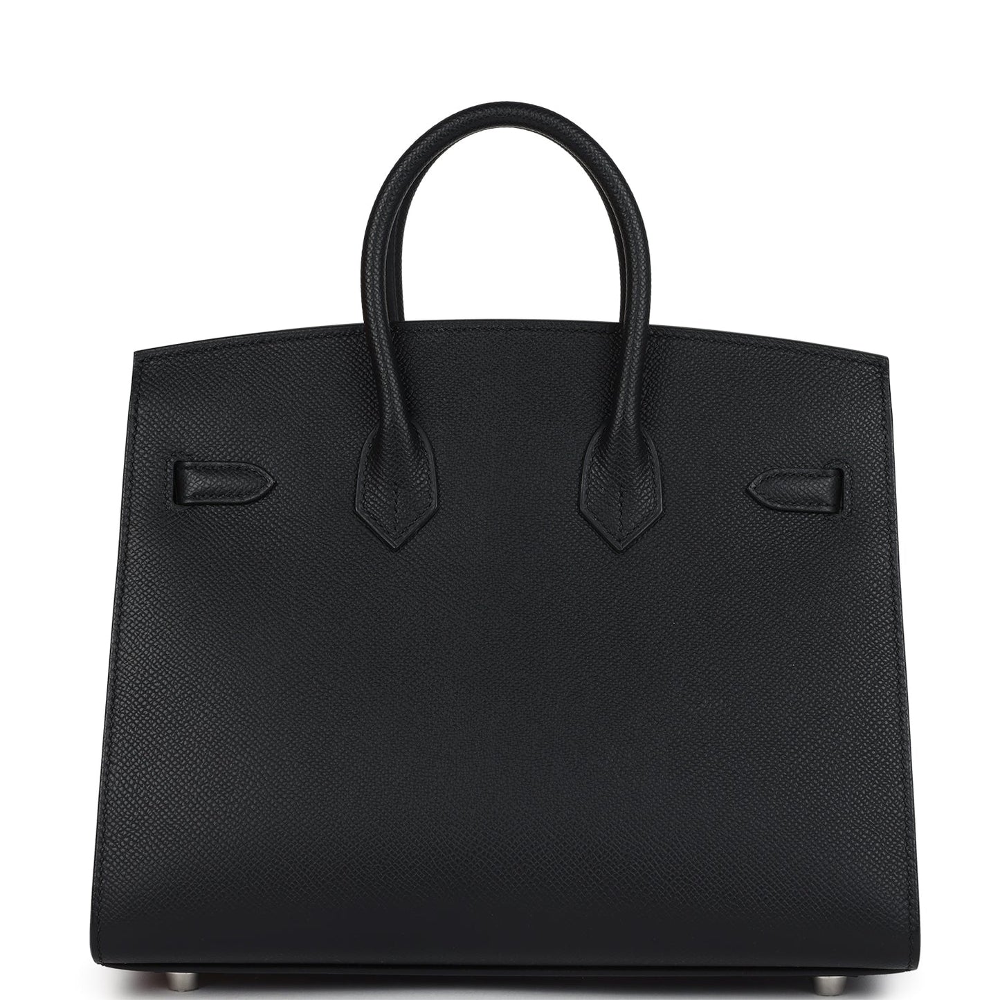 Hermes Birkin Sellier 25 Black Epsom Palladium Hardware