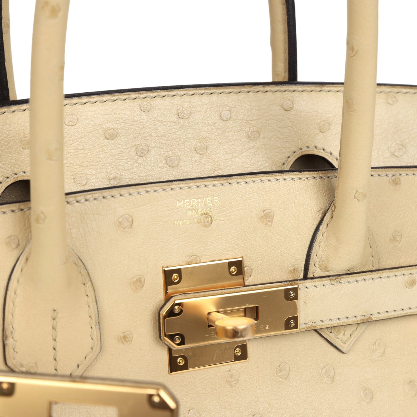 Hermes Birkin 30 Parchemin Ostrich Gold Hardware