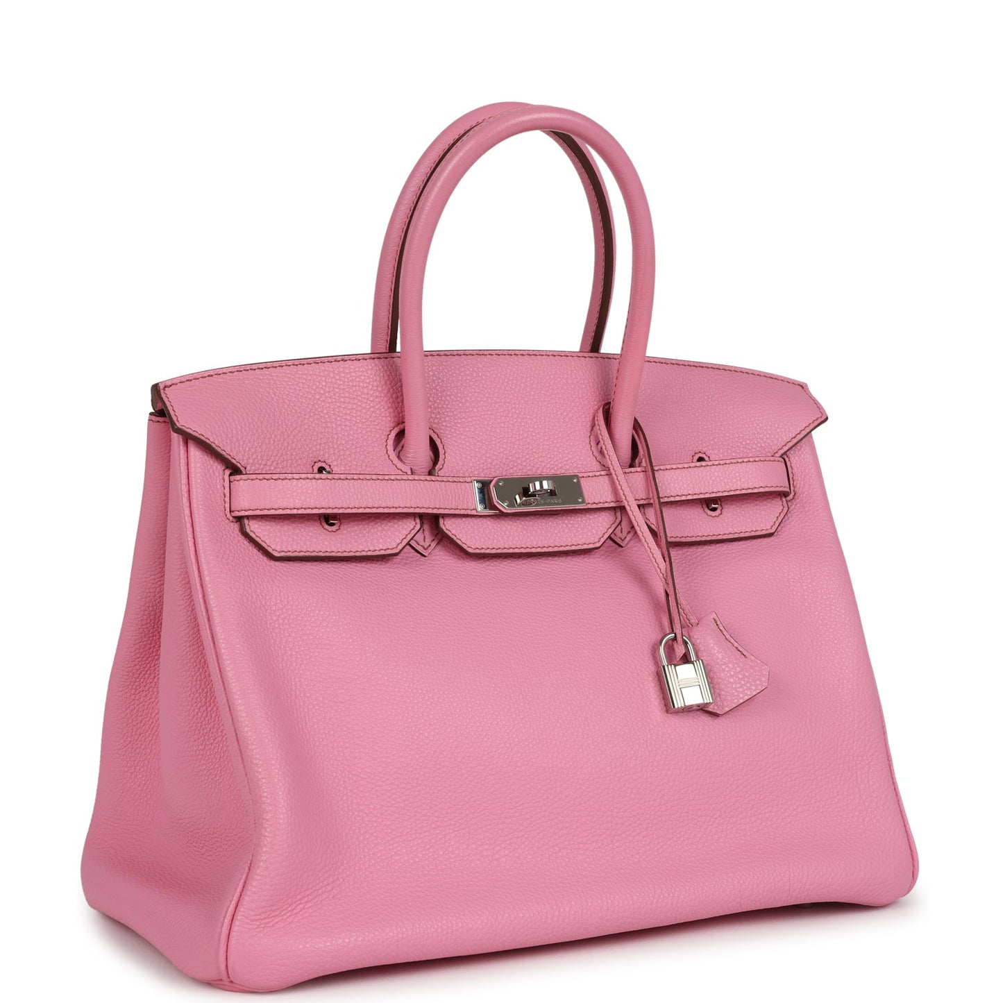 Hermes Birkin 35 Bubblegum Togo Palladium Hardware