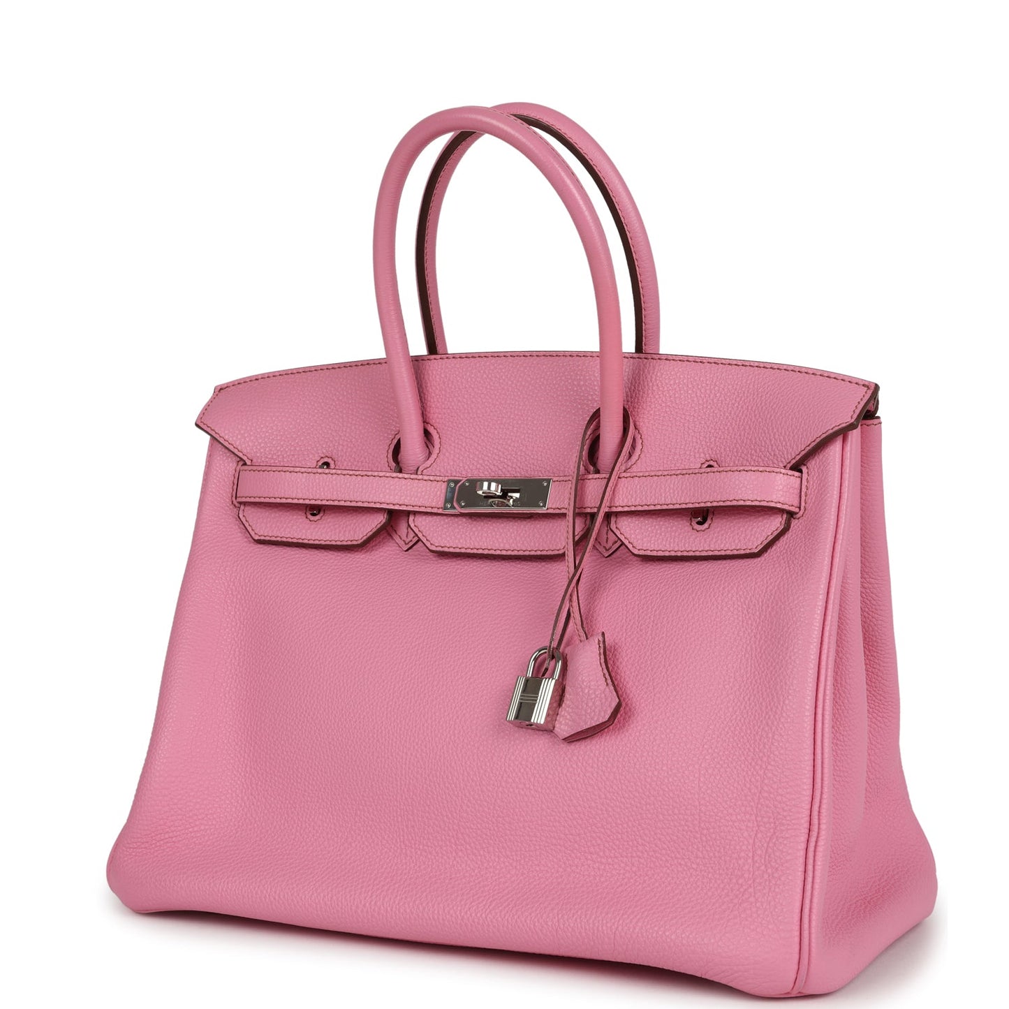 Hermes Birkin 35 Bubblegum Togo Palladium Hardware